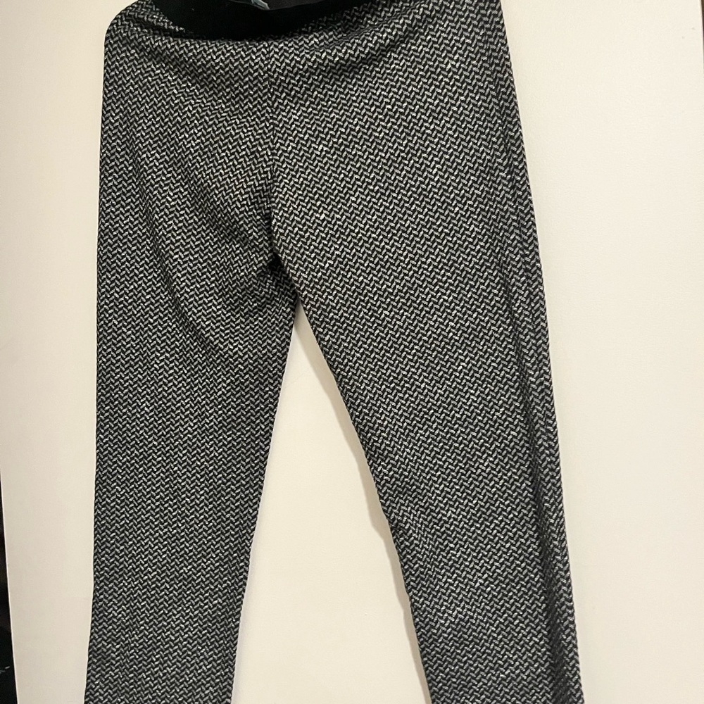 Black thick soft pants